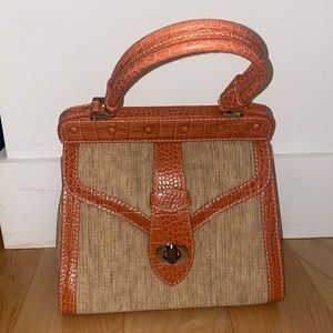 Valentino straw purse